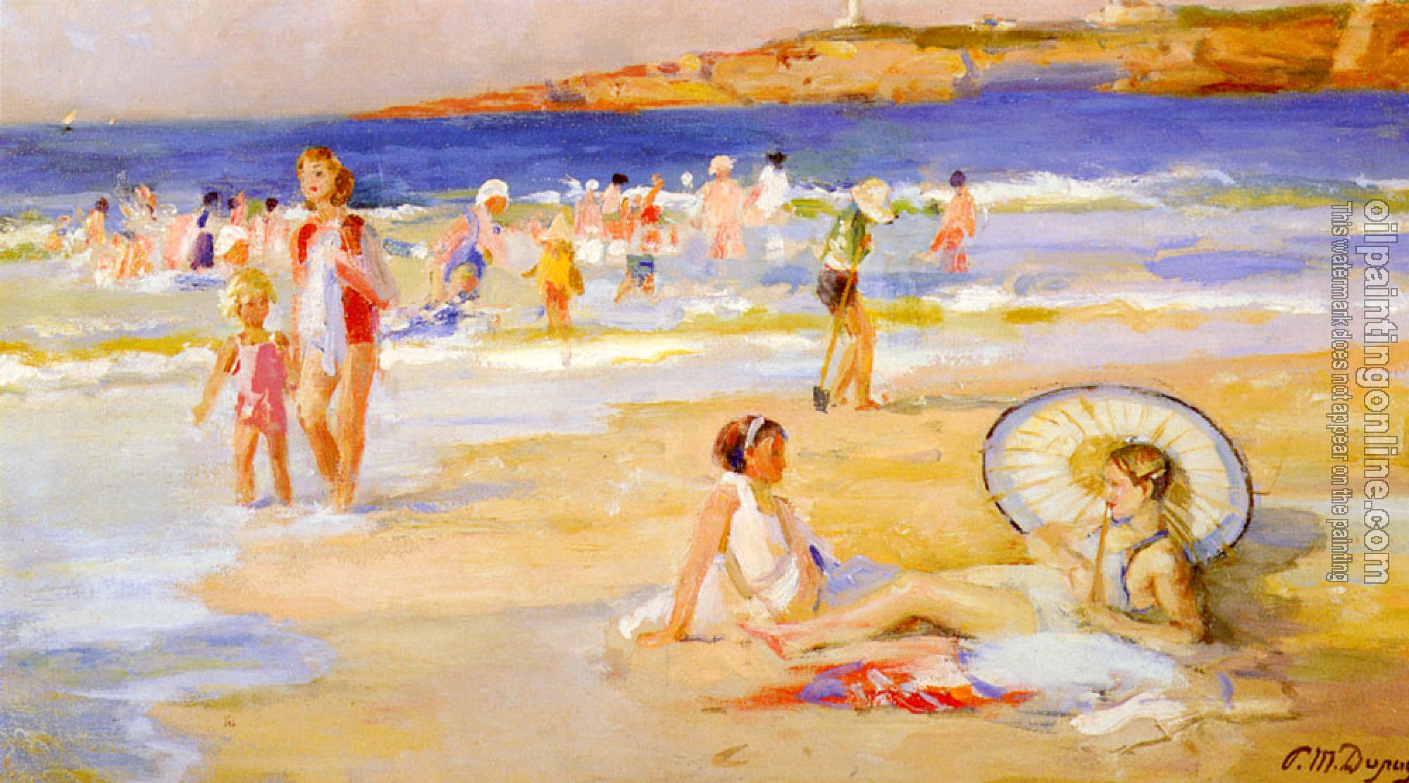 Paul Michel Dupuy - Beach At Biarritz